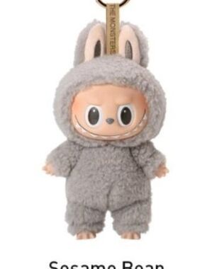 The Monsters Exciting Macaron - Sesame Bean plush pendant
